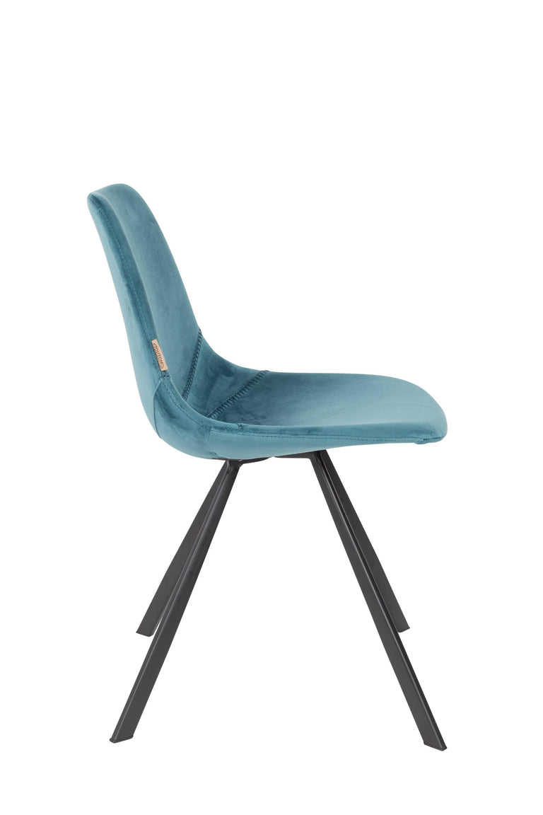 Set van 2 eetkamerstoelen Franky velvet