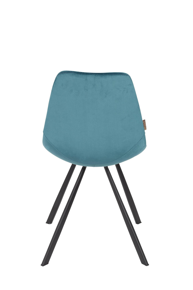 Set van 2 eetkamerstoelen Franky velvet