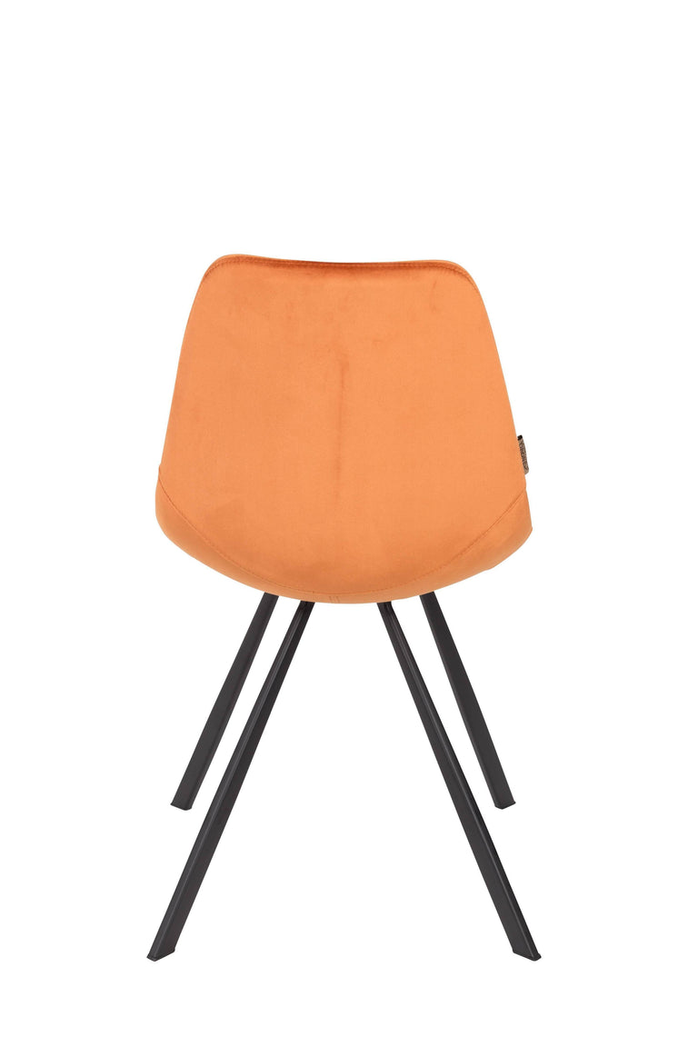 Set van 2 eetkamerstoelen Franky velvet