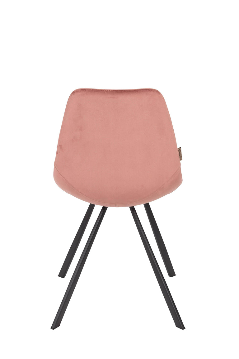 Set van 2 eetkamerstoelen Franky velvet