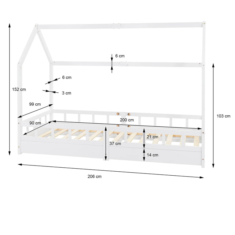 Kinderbedframe Cynthia