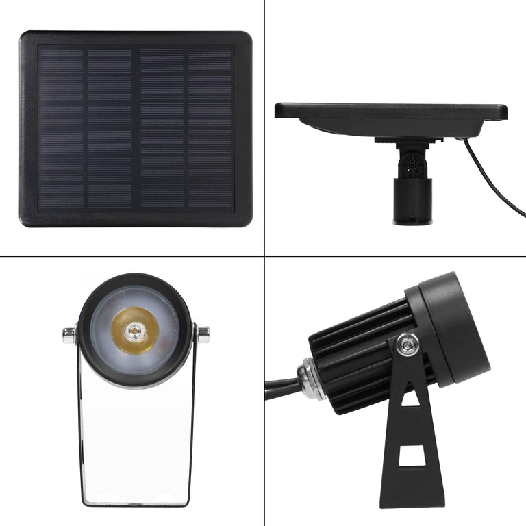 Set van 3 zonne energie tuinspots Ippa