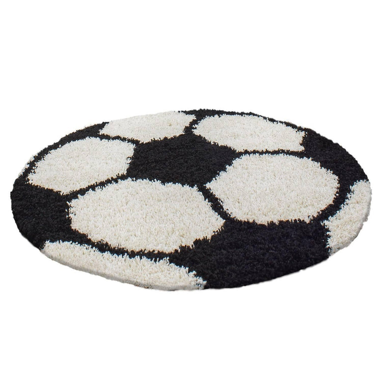 Kindervloerkleed Soccer rond