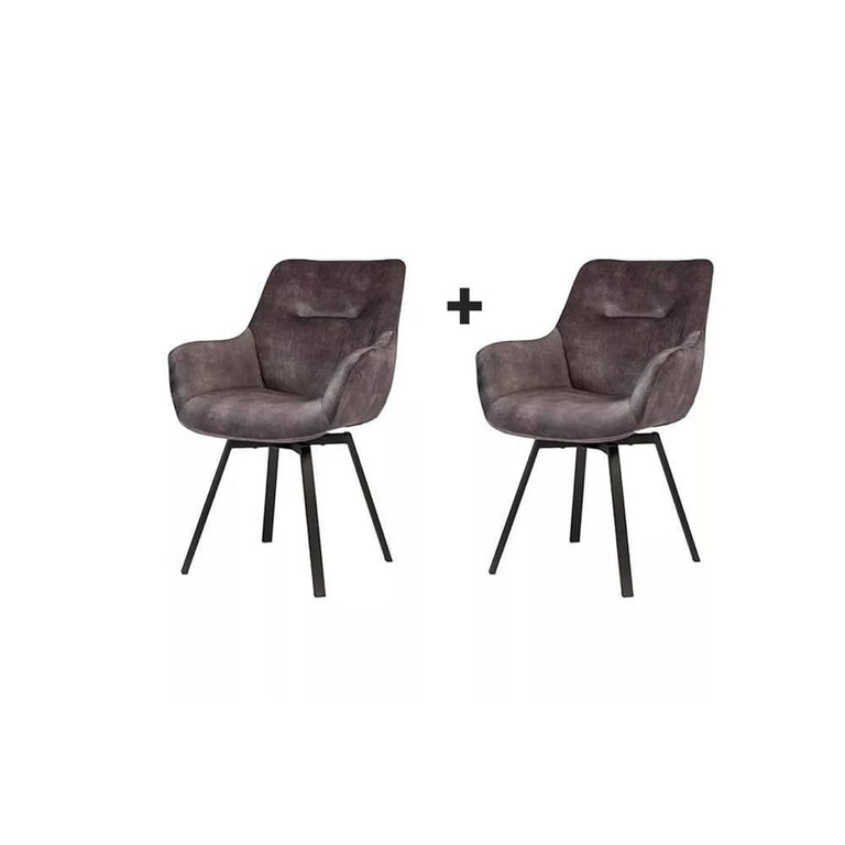 Set van 2 eetkamerstoelen Noël