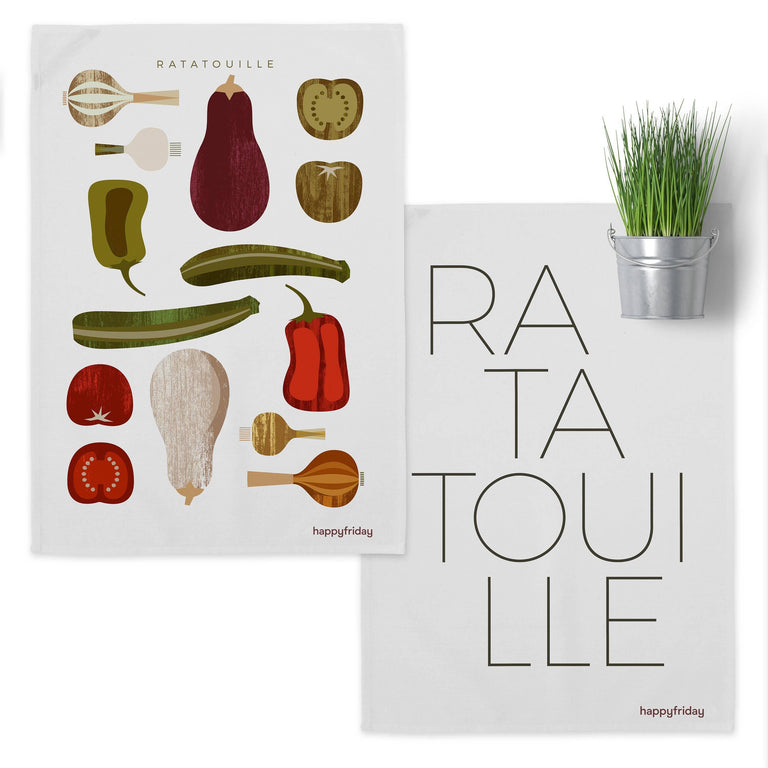 Set van 2 theedoeken Ratatouille