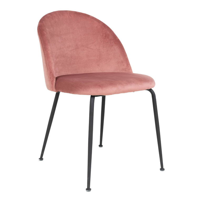 Set van 2 eetkamerstoelen Genève velvet