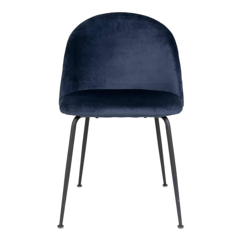 Set van 2 eetkamerstoelen Genève velvet