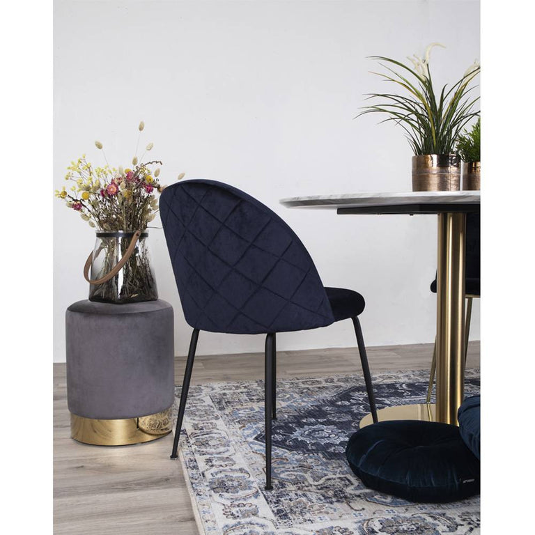 Set van 2 eetkamerstoelen Genève velvet