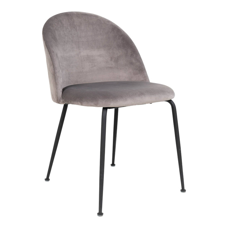 Set van 2 eetkamerstoelen Genève velvet