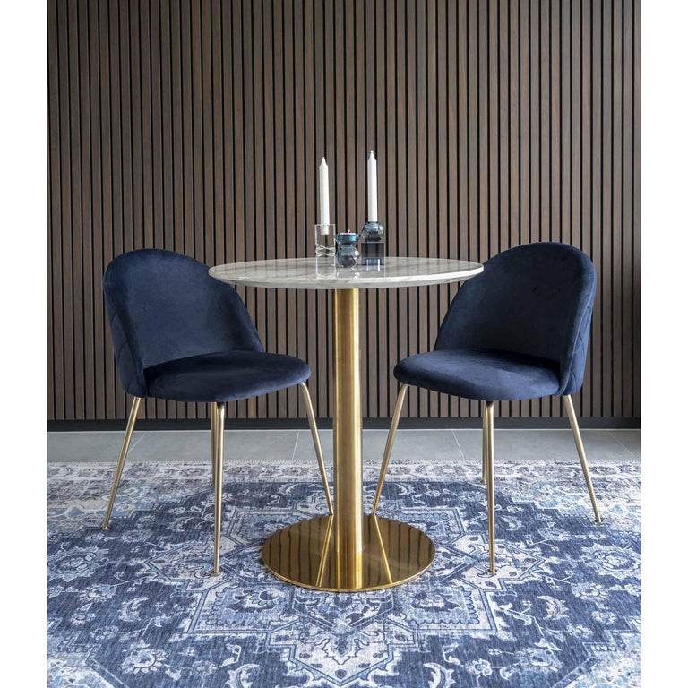 Set van 2 eetkamerstoelen Geneve velvet