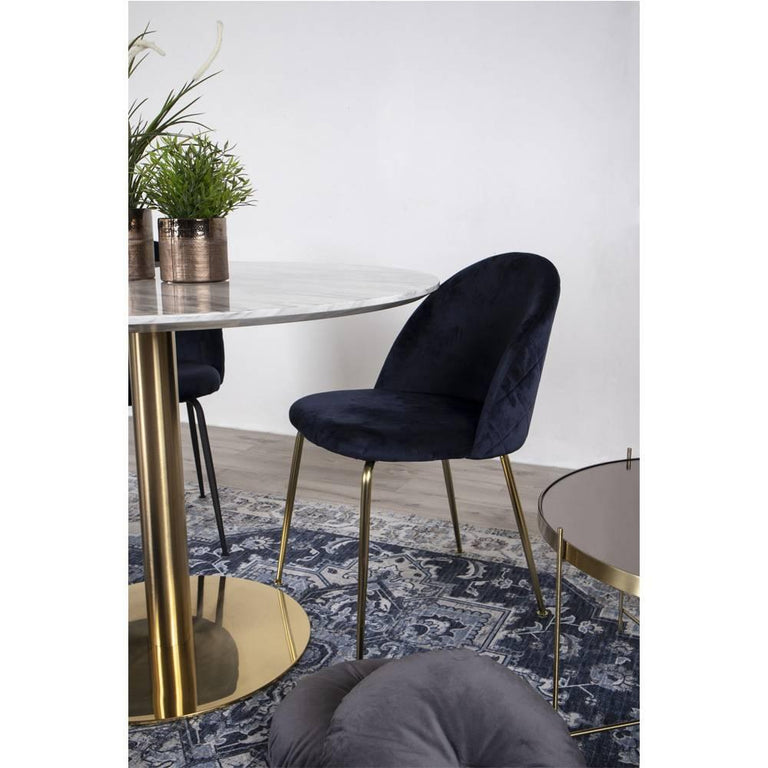 Set van 2 eetkamerstoelen Geneve velvet