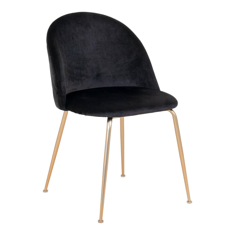 Set van 2 eetkamerstoelen Geneve velvet