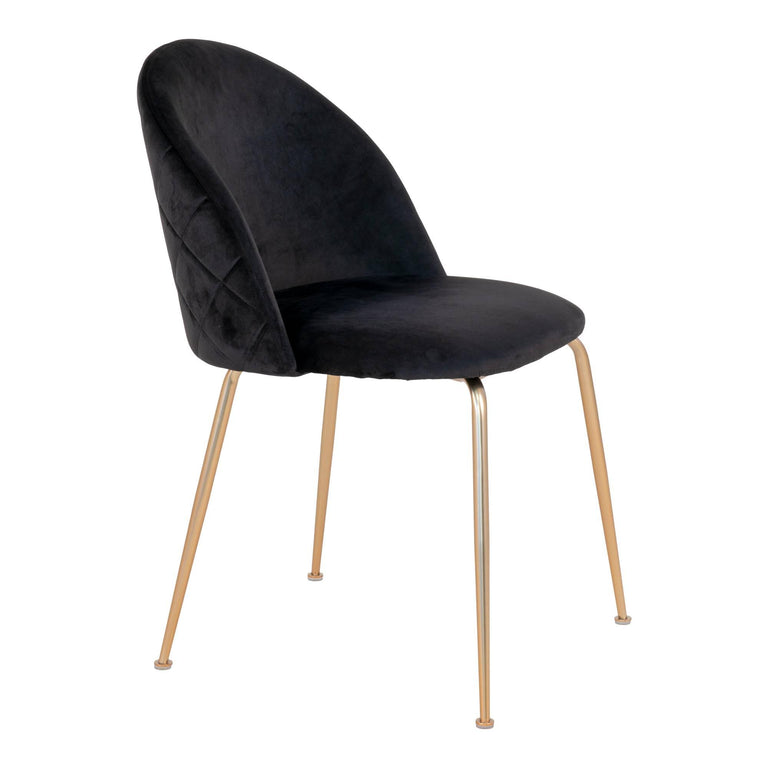 Set van 2 eetkamerstoelen Geneve velvet