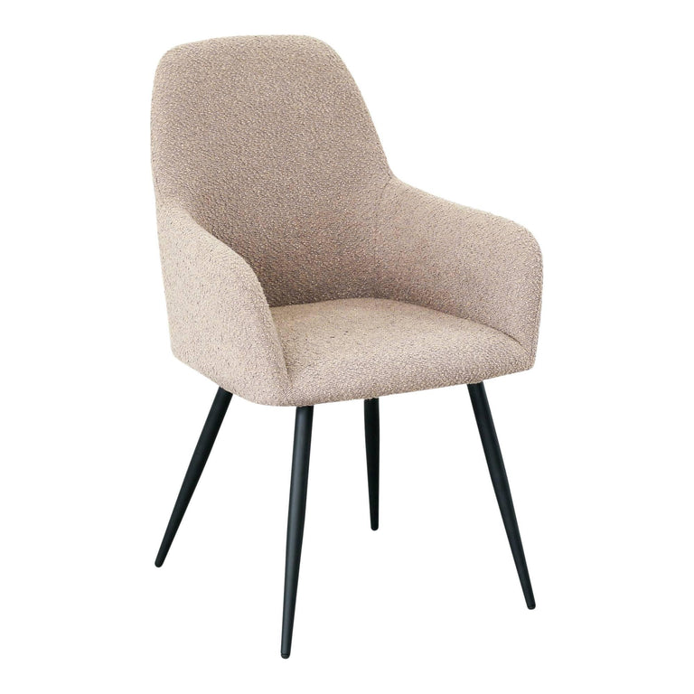 Set van 2 eetkamerstoelen Harbo bouclé