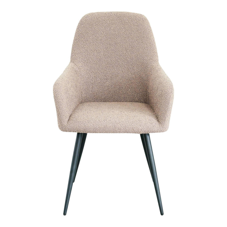 Set van 2 eetkamerstoelen Harbo bouclé