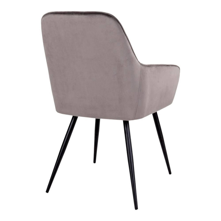 Set van 2 eetkamerstoelen Leemann velvet