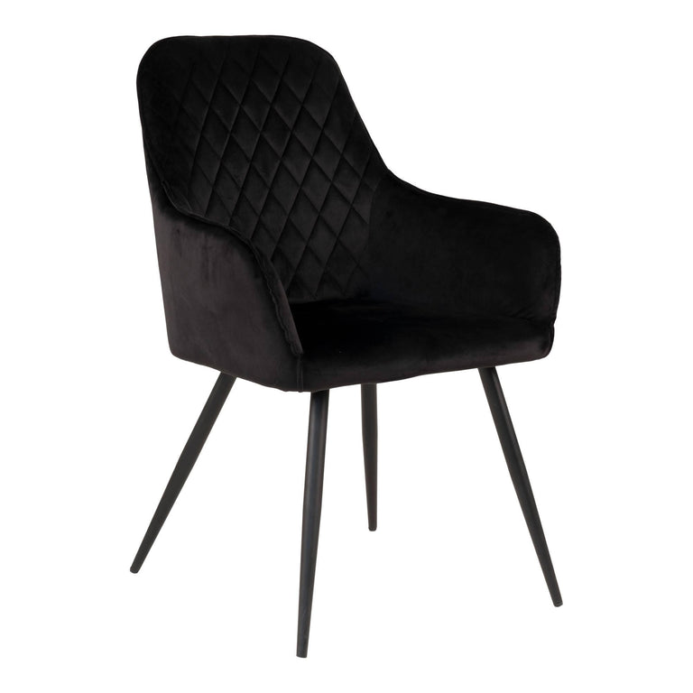 Set van 2 eetkamerstoelen Leemann velvet