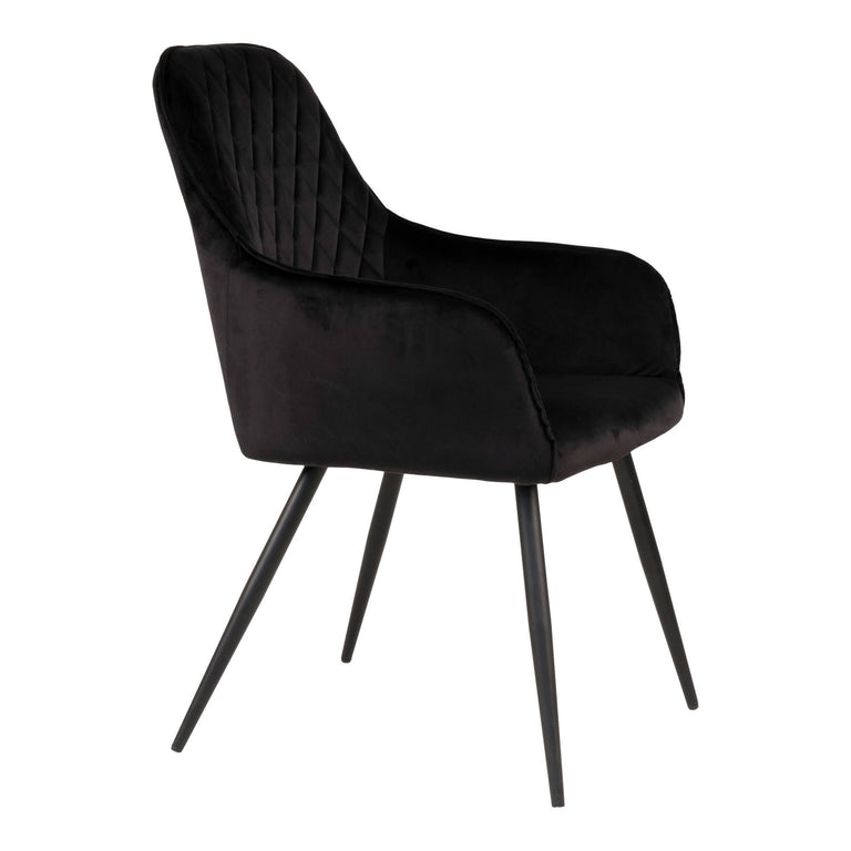 Set van 2 eetkamerstoelen Leemann velvet