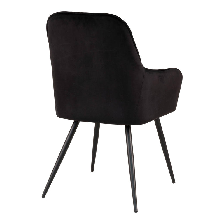 Set van 2 eetkamerstoelen Leemann velvet