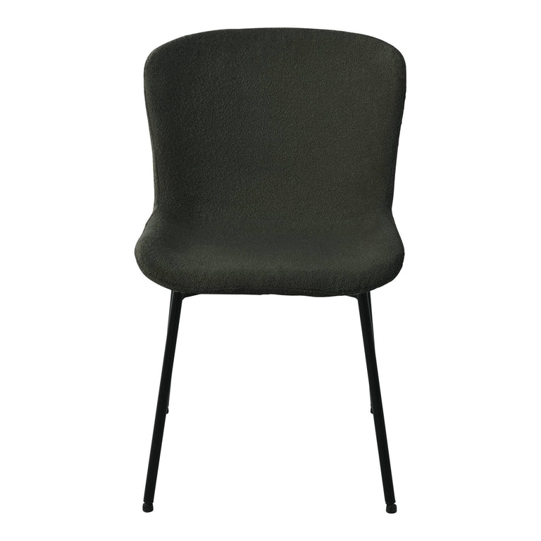 Set van 2 eetkamerstoelen Maceda bouclé