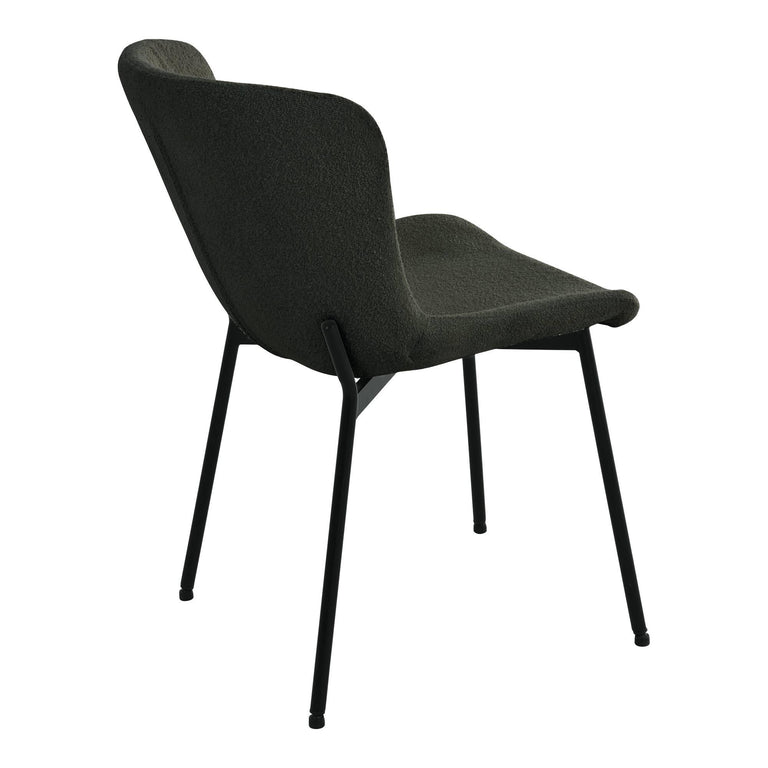 Set van 2 eetkamerstoelen Maceda bouclé