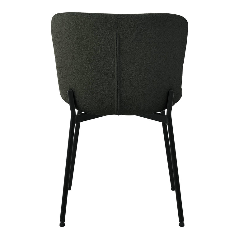 Set van 2 eetkamerstoelen Maceda bouclé