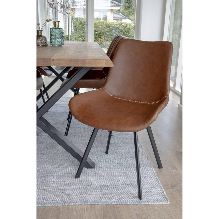 Set van 2 eetkamerstoelen Memphis