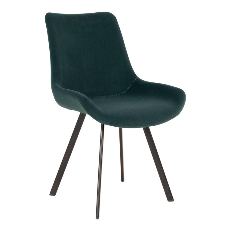 Set van 2 eetkamerstoelen Memphis velvet