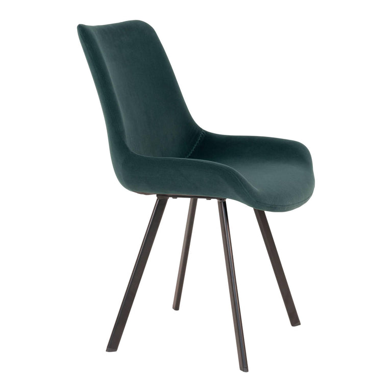 Set van 2 eetkamerstoelen Memphis velvet