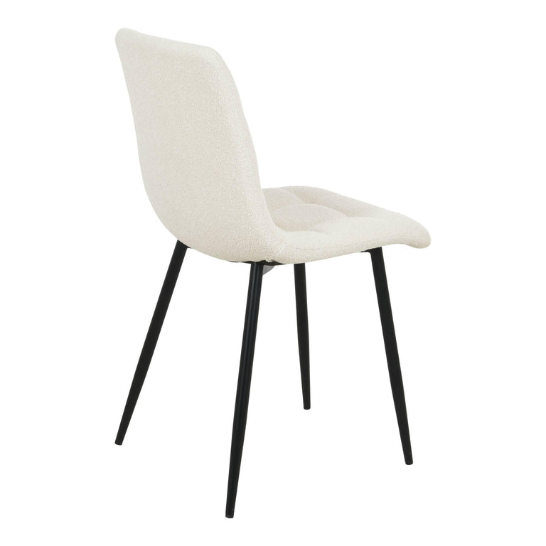 Set van 2 eetkamerstoelen Middelfart bouclé