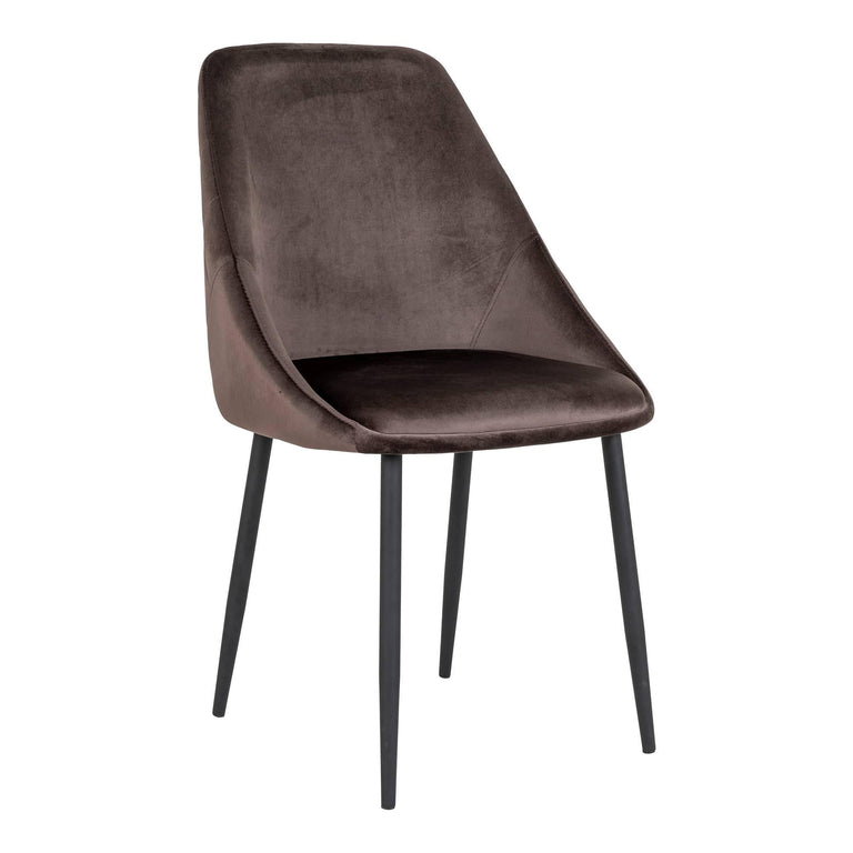 Set van 2 eetkamerstoelen Porto velvet