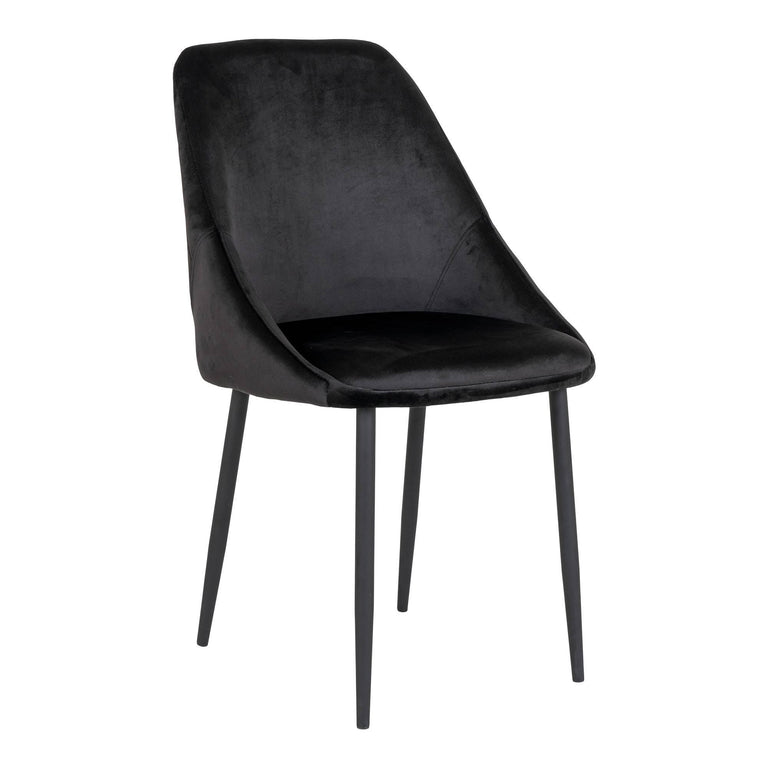 Set van 2 eetkamerstoelen Porto velvet