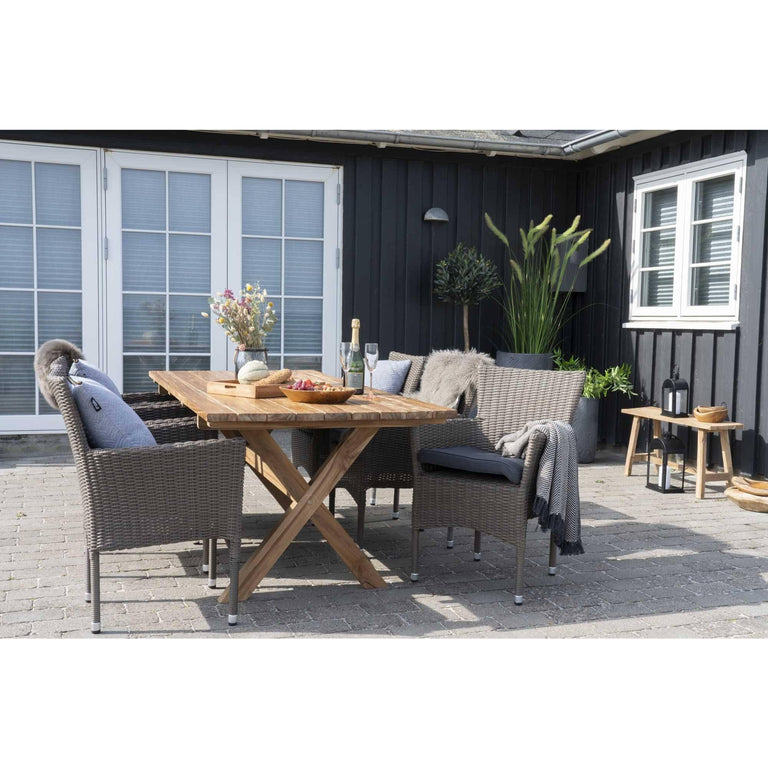 Set van 4 tuinstoelen Seattle