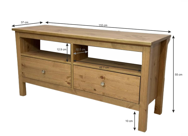 TV-meubel Vesa dennenhout