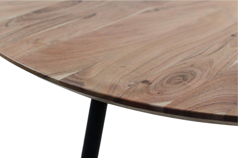 Eettafel Zurich rond acacia