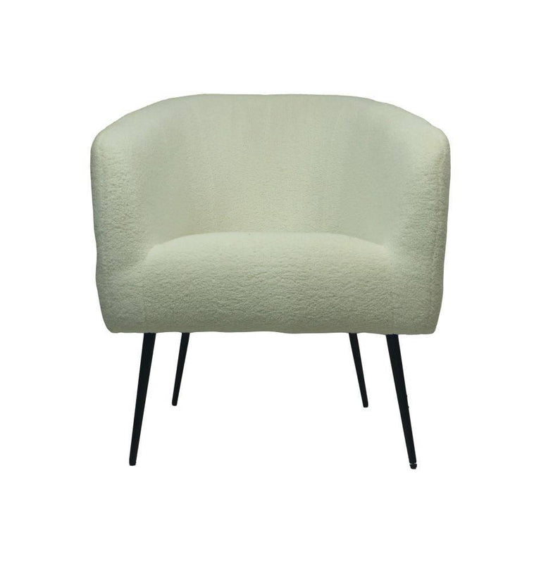 Fauteuil May boucle