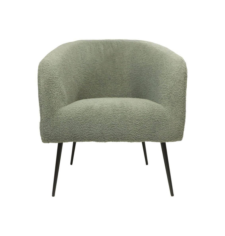 Fauteuil May boucle