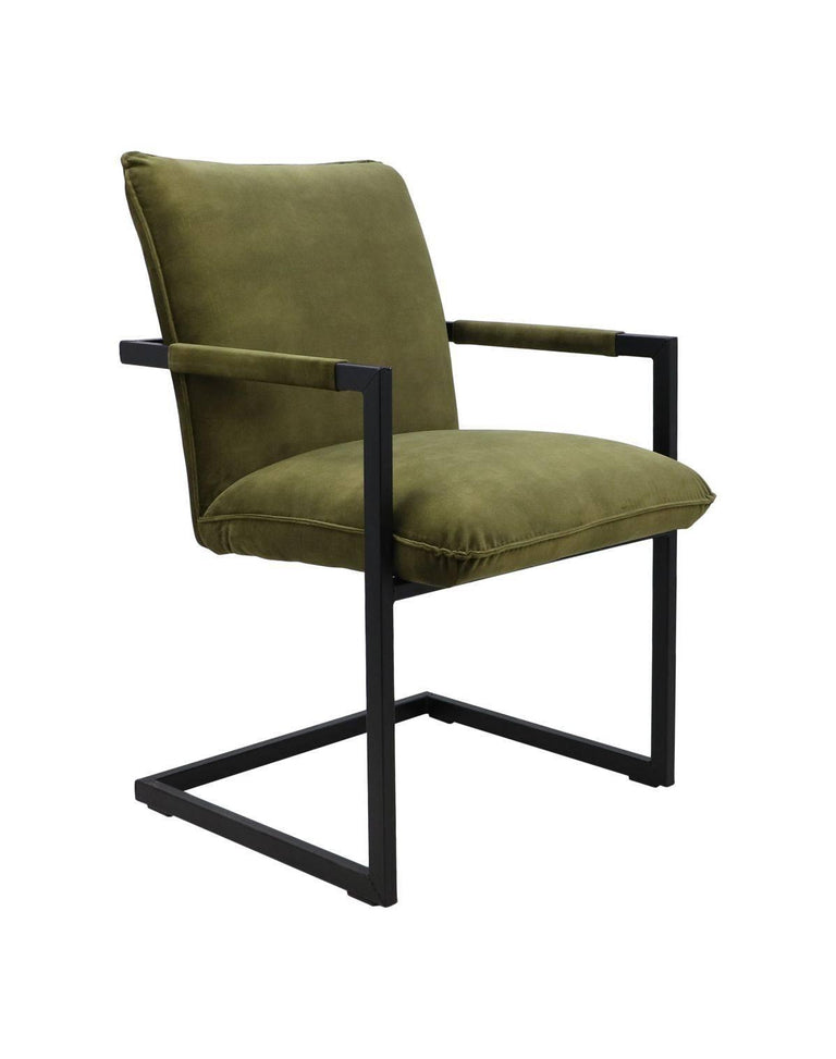 Set van 2 eetkamerstoelen Boston velvet