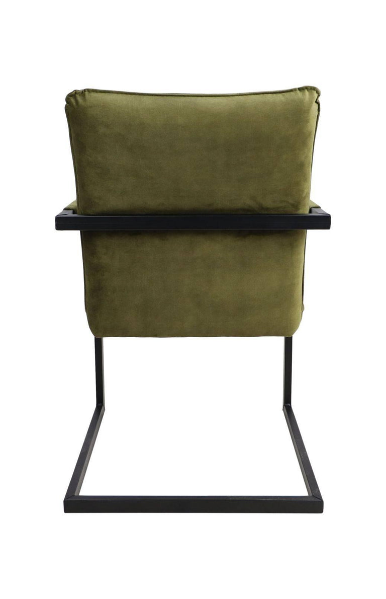 Set van 2 eetkamerstoelen Boston velvet