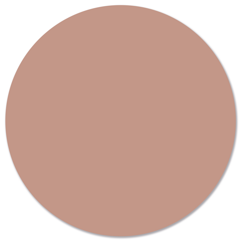 Wanddecoratie cirkel Effen Pale Pink outdoor