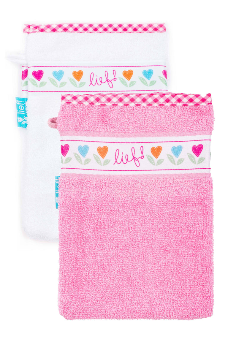 Set van 2 washandjes Lief!