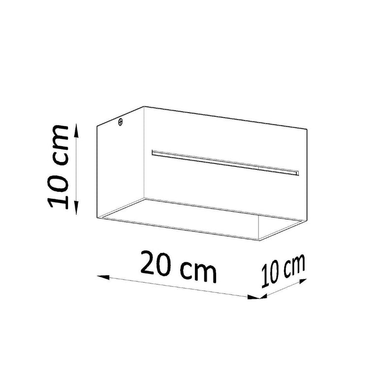 2-lichts plafondlamp Lobo