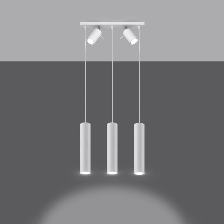 3-lichts hanglamp Ring