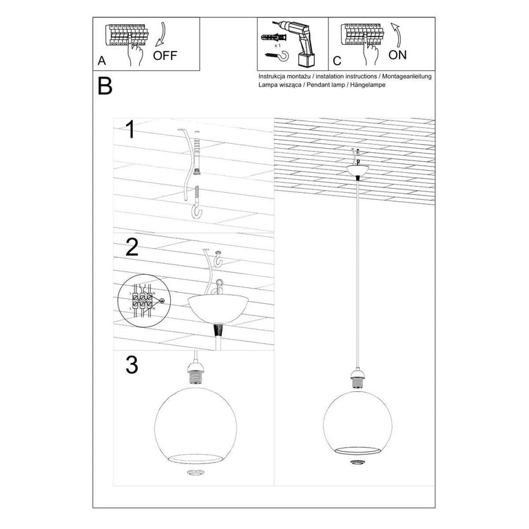 Hanglamp Ball