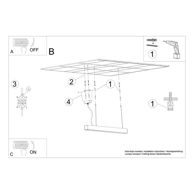 Hanglamp Pinne M 3000K