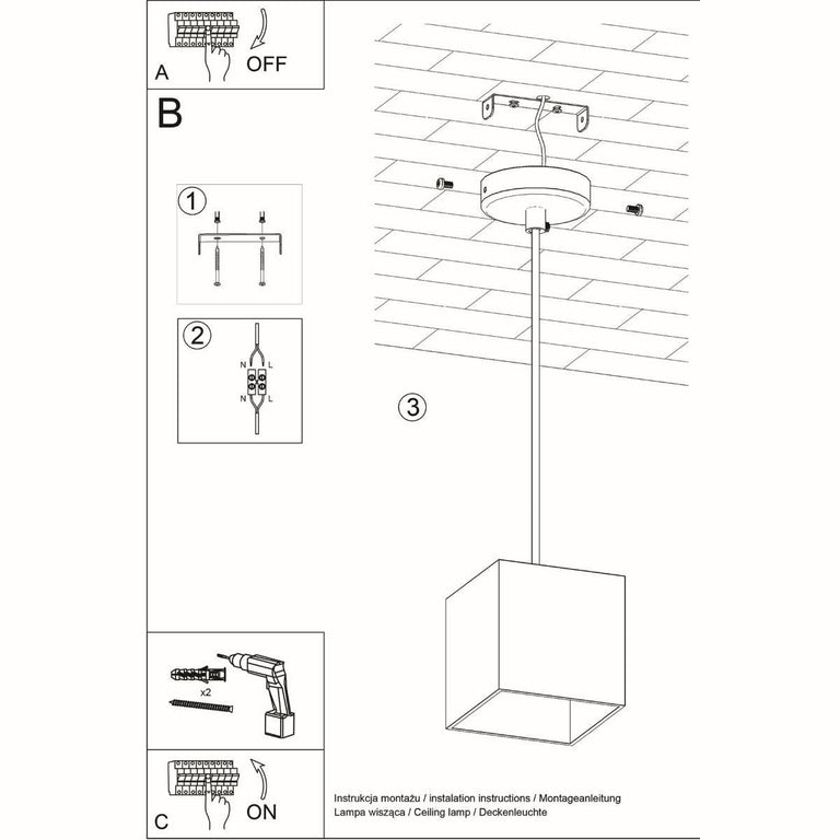 Hanglamp Quad