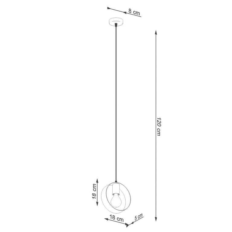 Hanglamp Tycan 1-licht