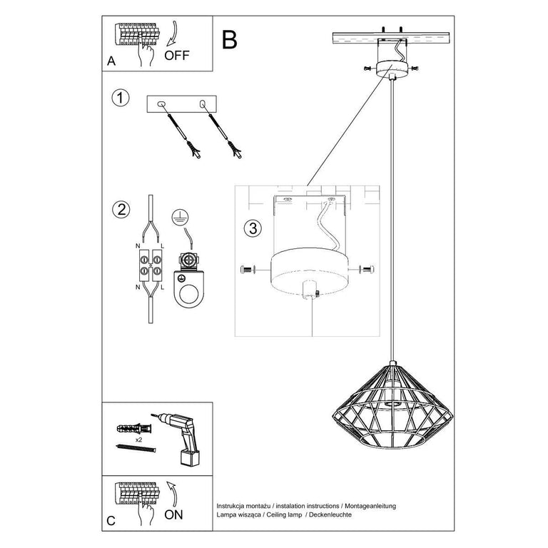 Hanglamp Umberto