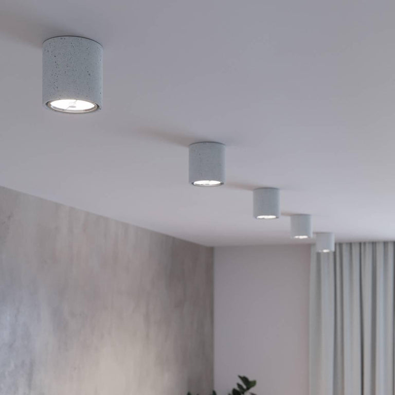 Plafondlamp Cullo beton