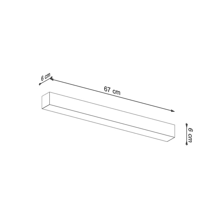 Plafondlamp Pinne S 3000K